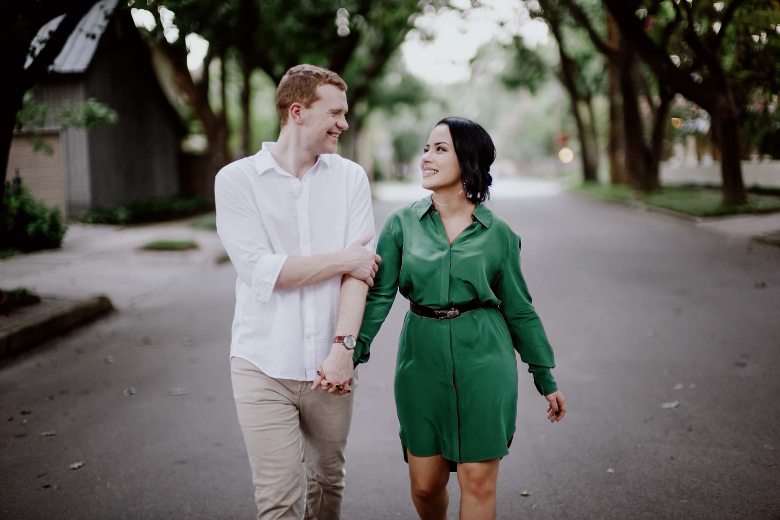 King William Historic District Engagement Session - Tori+Ryan