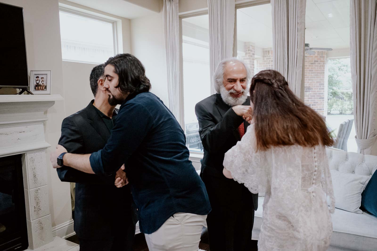 The bride and groom read the fathers had a Turkish Wedding