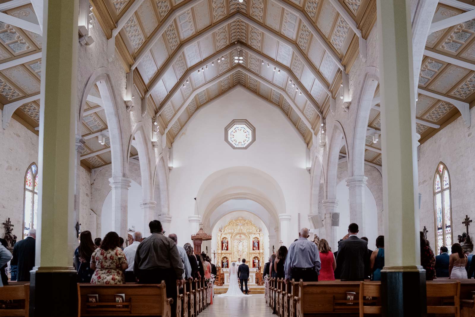 020 San Fernando Cathedral Wedding MaureenNick The Westin Riverwalk wedding reception Philip Thomas Photography