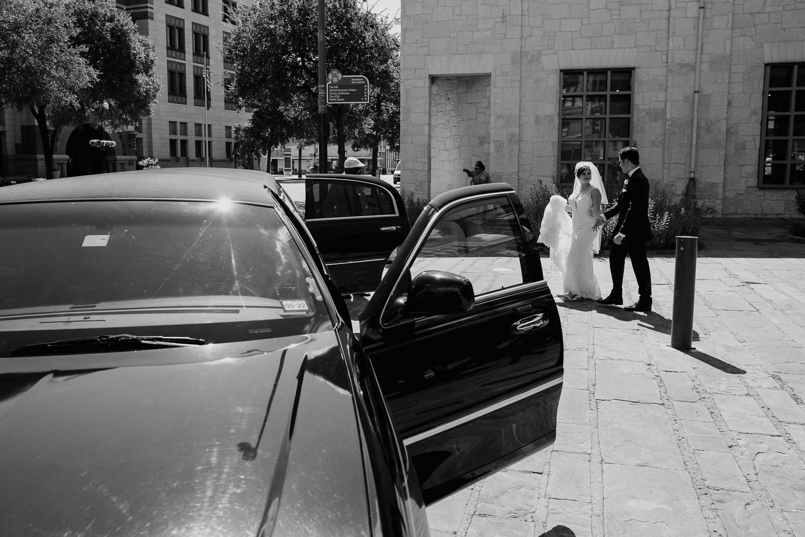 031 San Fernando Cathedral Wedding MaureenNick The Westin Riverwalk wedding reception Philip Thomas Photography