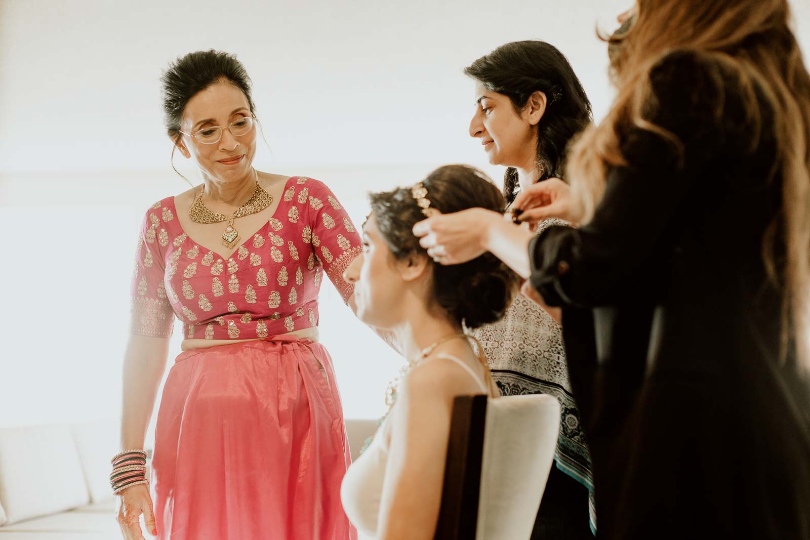 039 South Asian Wedding New Orleans Chandni Tyler New Orleans Hotel Marriott Philip Thomas Photography 1