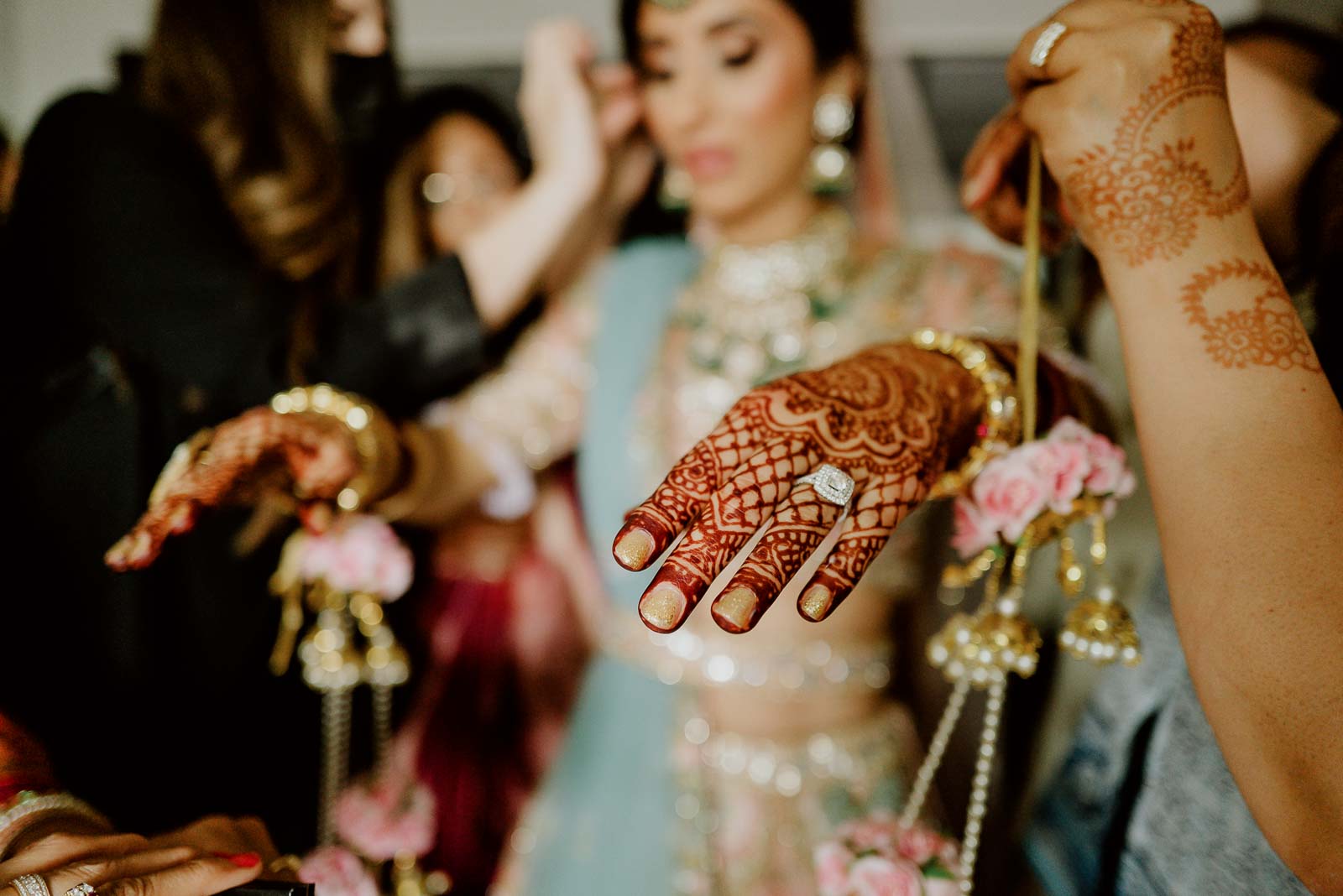 046 South Asian Wedding New Orleans Chandni Tyler New Orleans Hotel Marriott Philip Thomas Photography 1