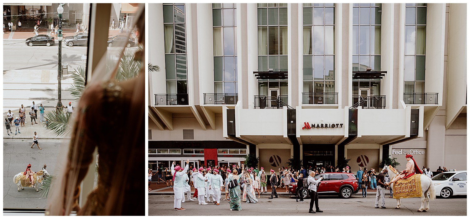 048 South Asian Wedding New Orleans Chandni Tyler New Orleans Hotel Marriott Philip Thomas Photography 1