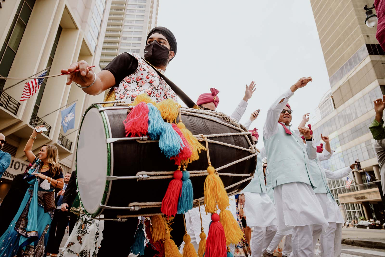 050 South Asian Wedding New Orleans Chandni Tyler New Orleans Hotel Marriott Philip Thomas Photography