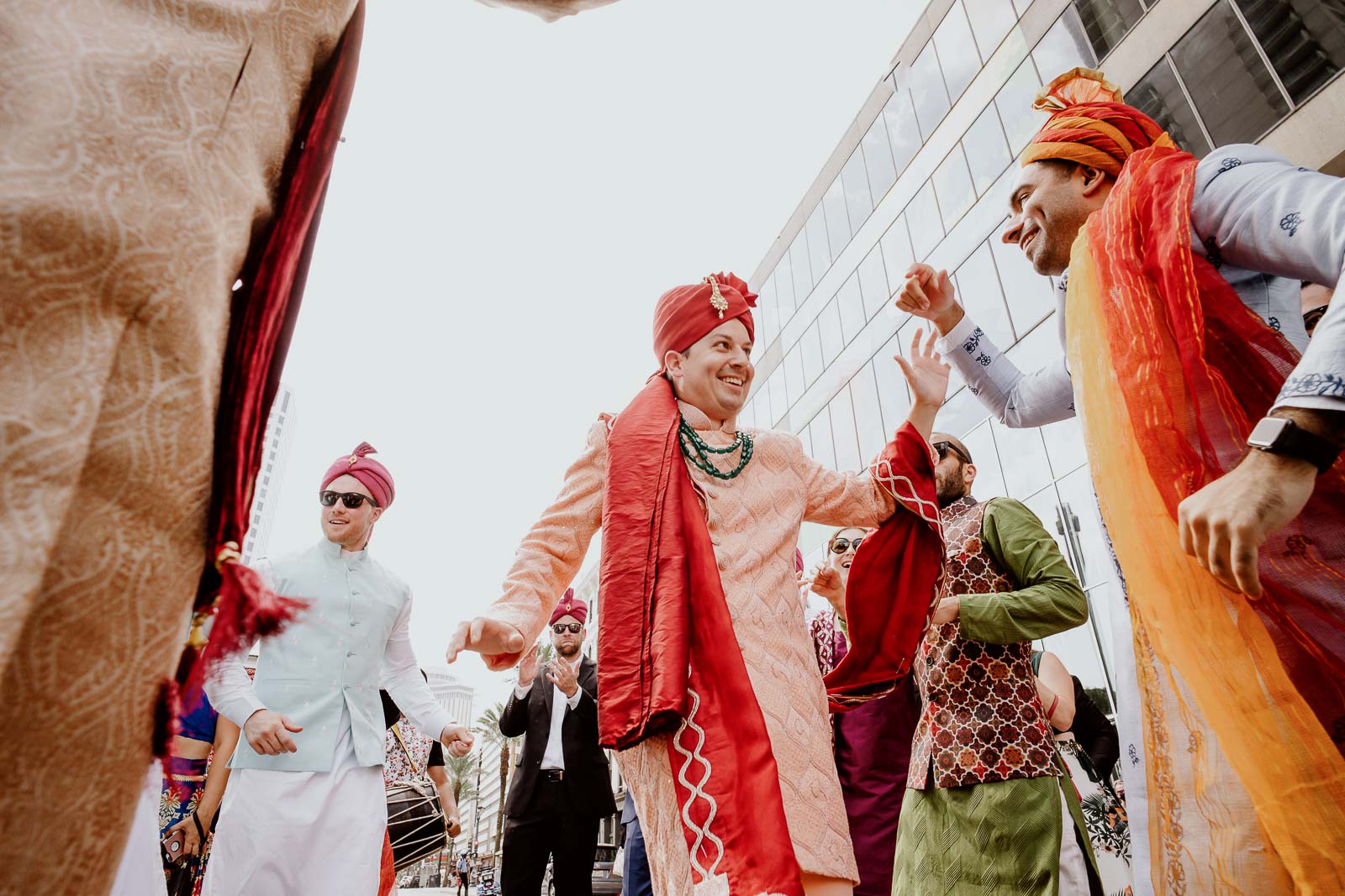 057 South Asian Wedding New Orleans Chandni Tyler New Orleans Hotel Marriott Philip Thomas Photography