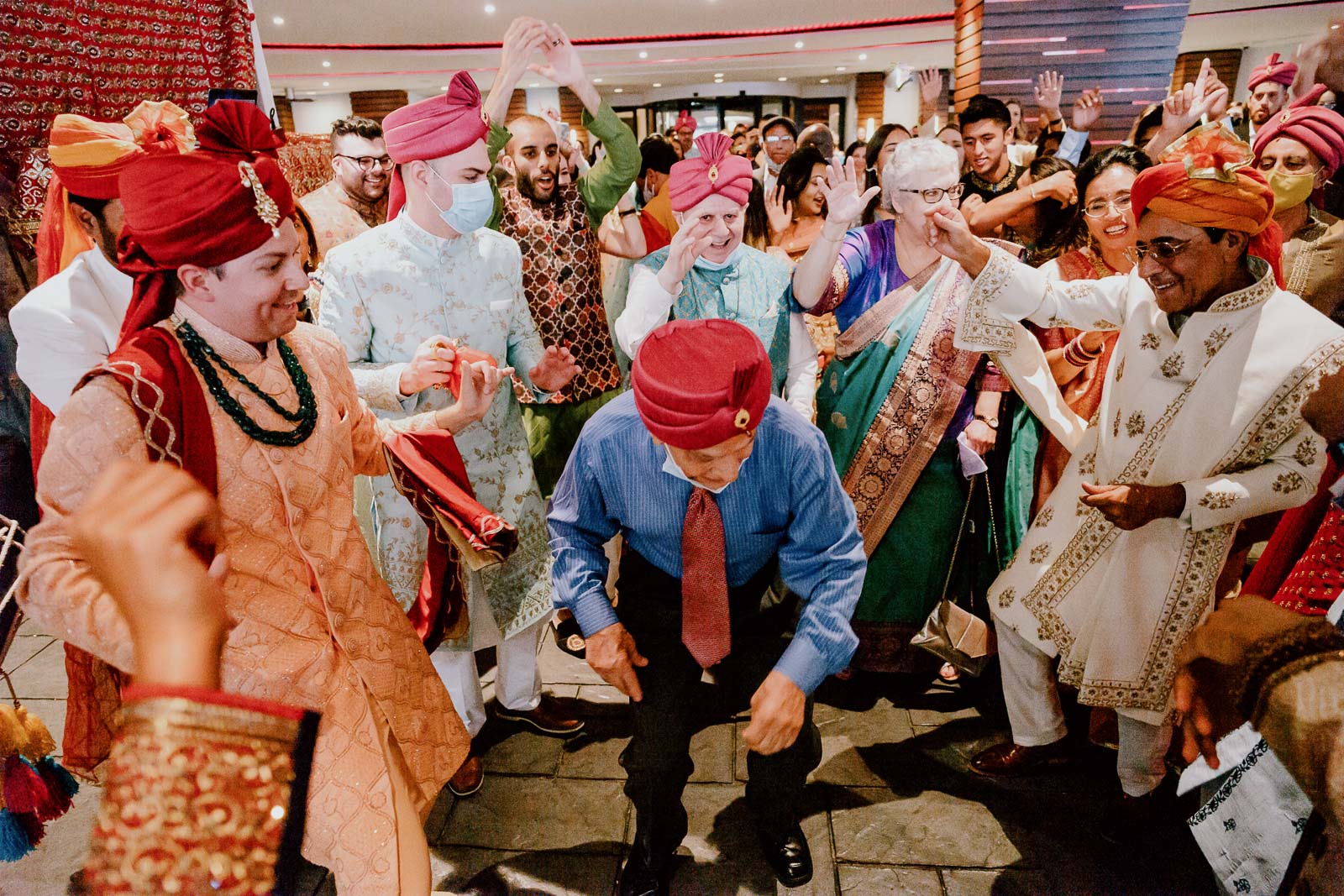 068 South Asian Wedding New Orleans Chandni Tyler New Orleans Hotel Marriott Philip Thomas Photography