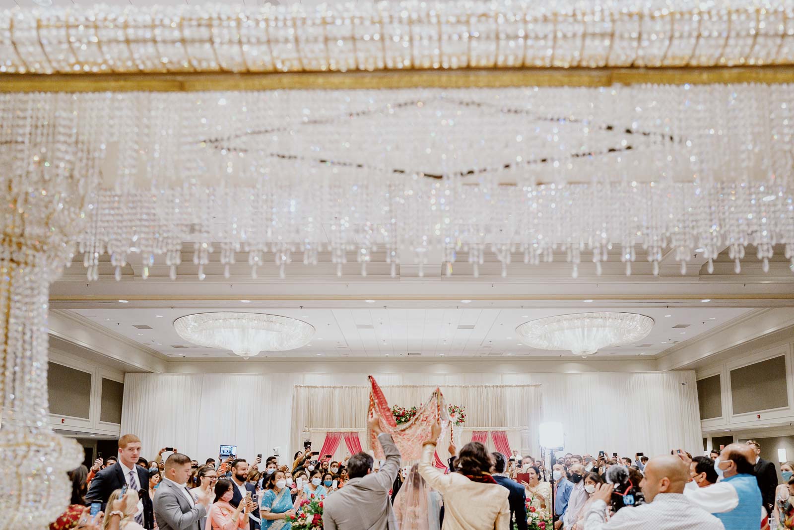 073 South Asian Wedding New Orleans Chandni Tyler New Orleans Hotel Marriott Philip Thomas Photography