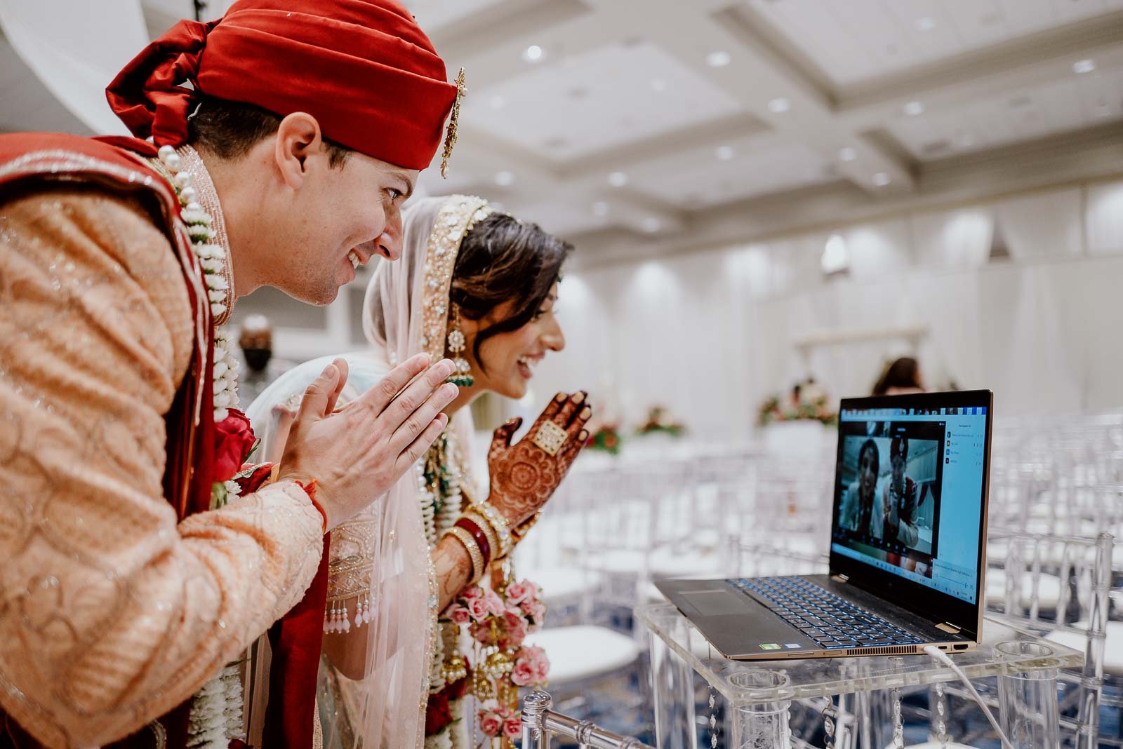 084 South Asian Wedding New Orleans Chandni Tyler New Orleans Hotel Marriott Philip Thomas Photography