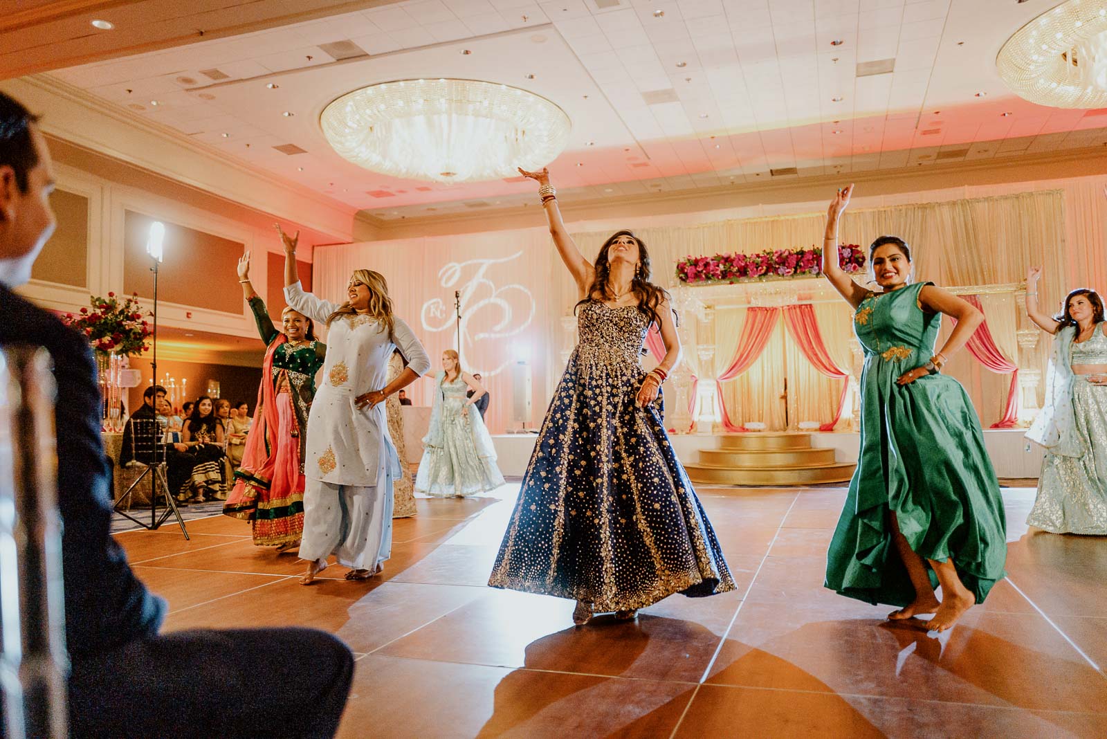 107 South Asian Wedding New Orleans Chandni Tyler New Orleans Hotel Marriott Philip Thomas Photography