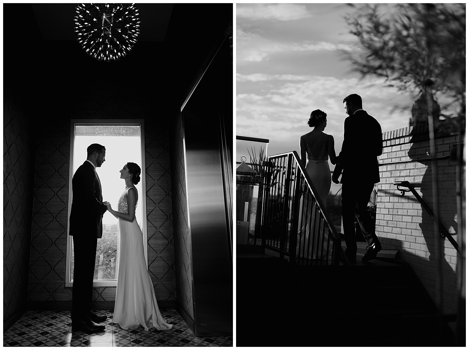 023 The Fairmount Hotel Rooftop Oyster Bar Wedding Reception Leica photographer Philip Thomas Photography
