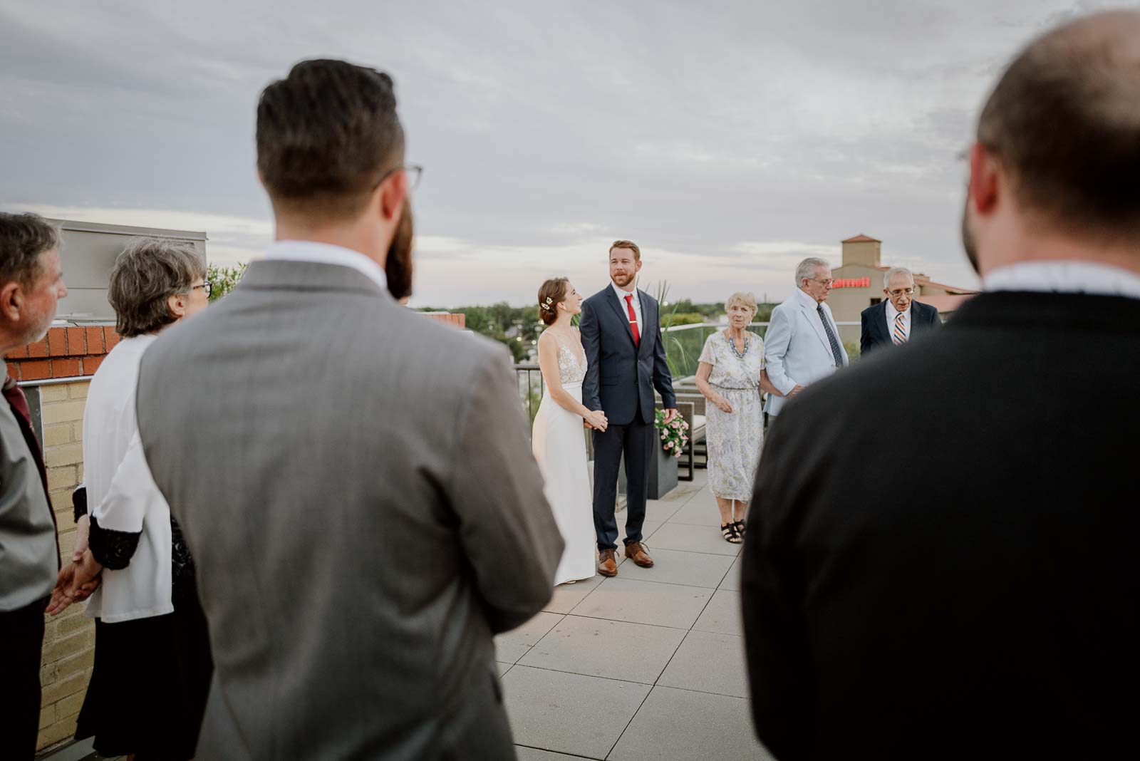 029 The Fairmount Hotel Rooftop Oyster Bar Wedding Reception Leica photographer Philip Thomas Photography