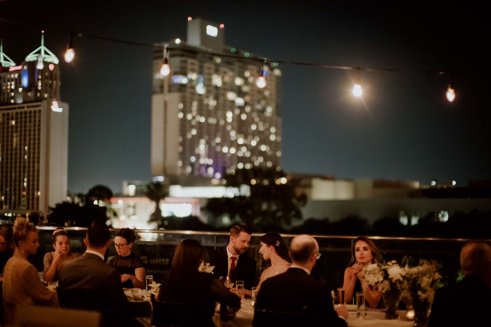 035 The Fairmount Hotel Rooftop Oyster Bar Wedding Reception Leica photographer Philip Thomas Photography