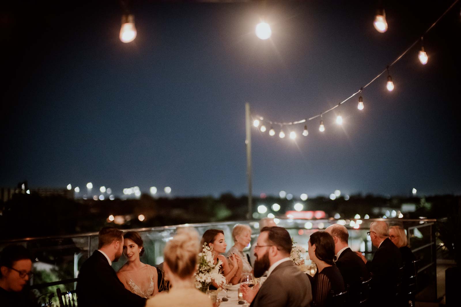 036 The Fairmount Hotel Rooftop Oyster Bar Wedding Reception Leica photographer Philip Thomas Photography