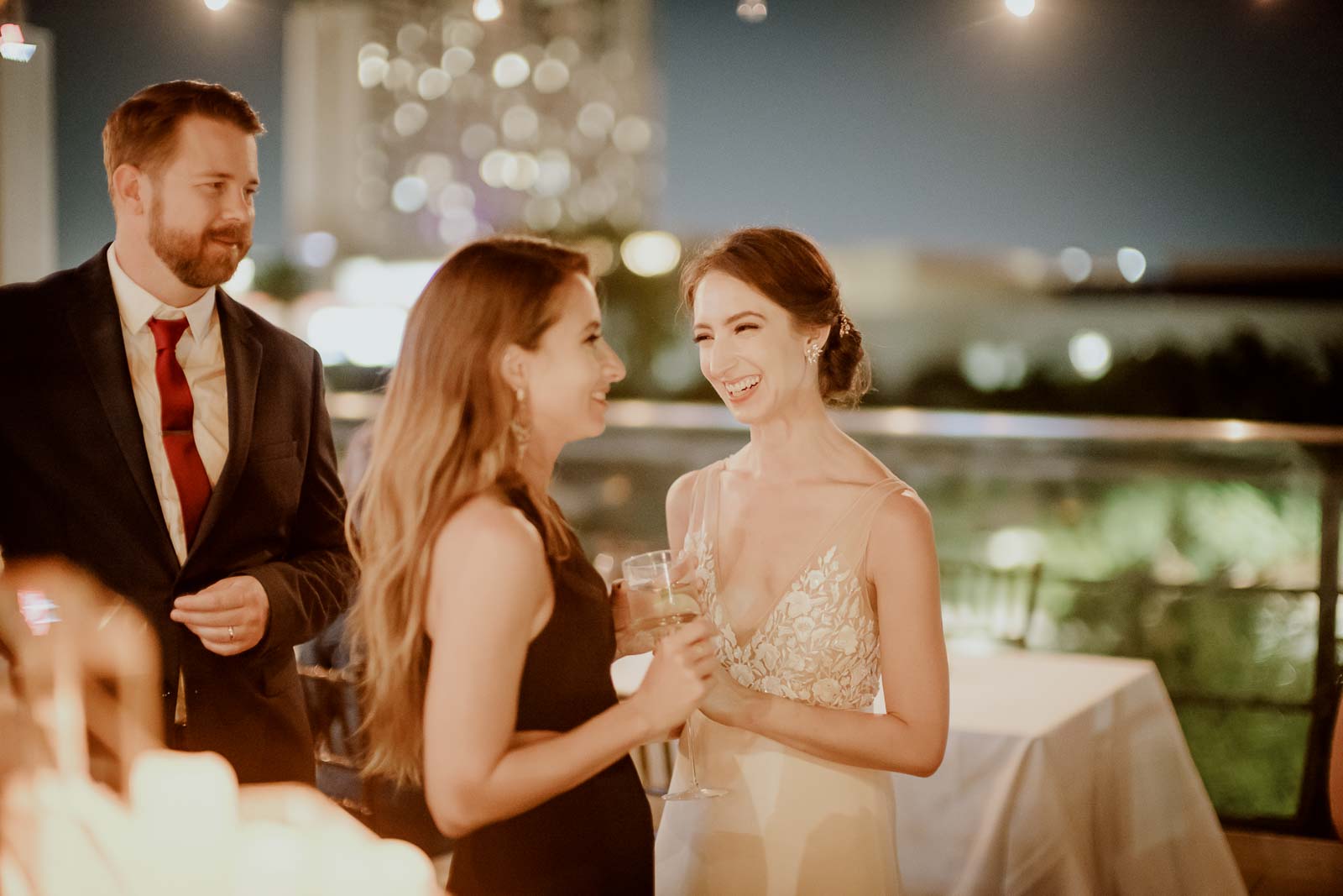 041 The Fairmount Hotel Rooftop Oyster Bar Wedding Reception Leica photographer Philip Thomas Photography