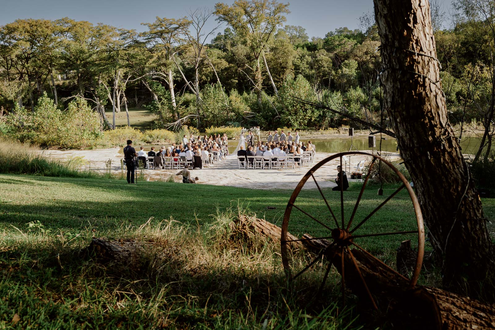 The Waters Point Wedding The Waters Point is a luxurious historic hill country wedding venue in Wimberley TX. Located next to the Blanco River and Cypress Creek Philip Thomas Photography L1150671