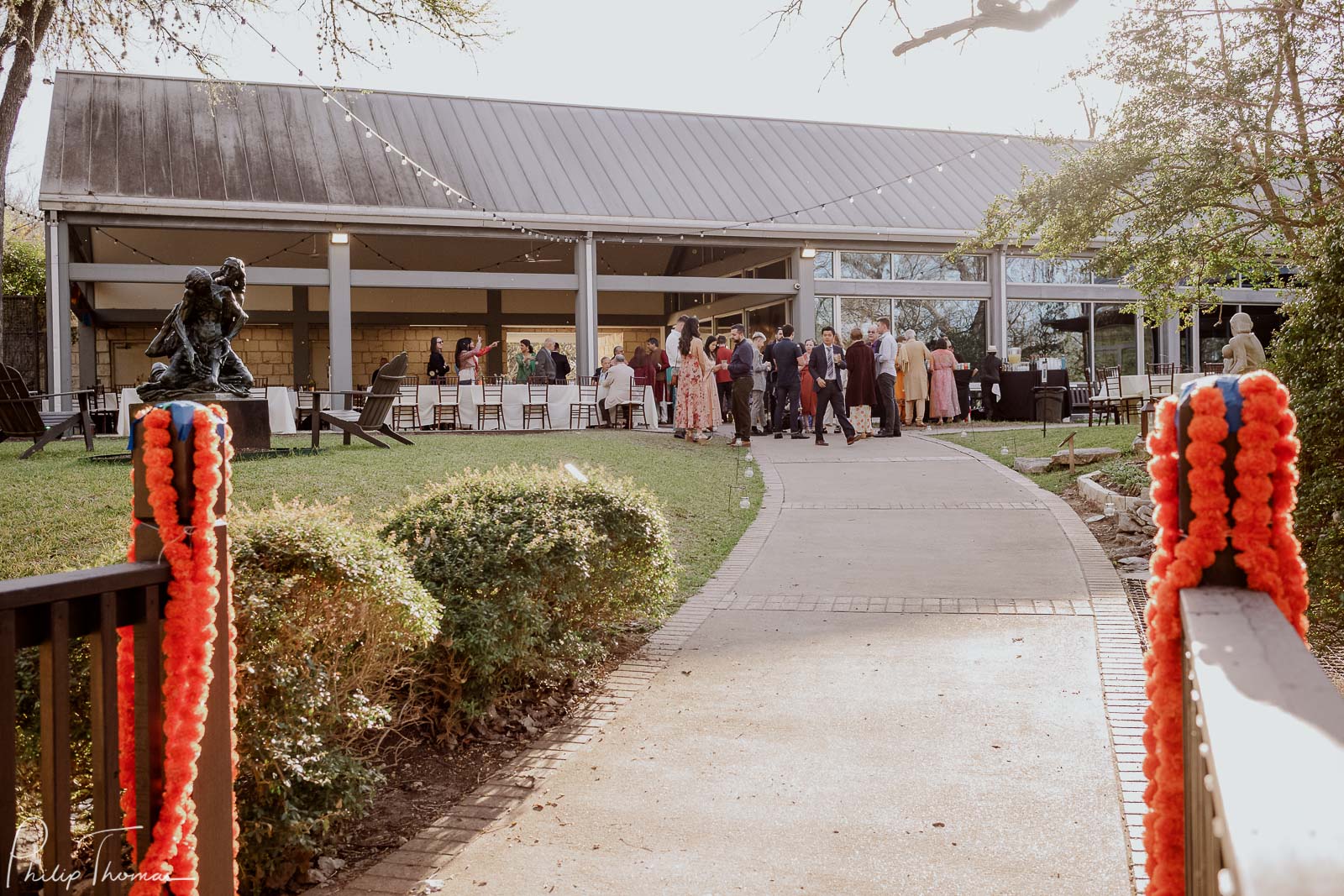 02 Umlauf Sculpture Garden South Asian Sangeet Party Philip Thomas Photography