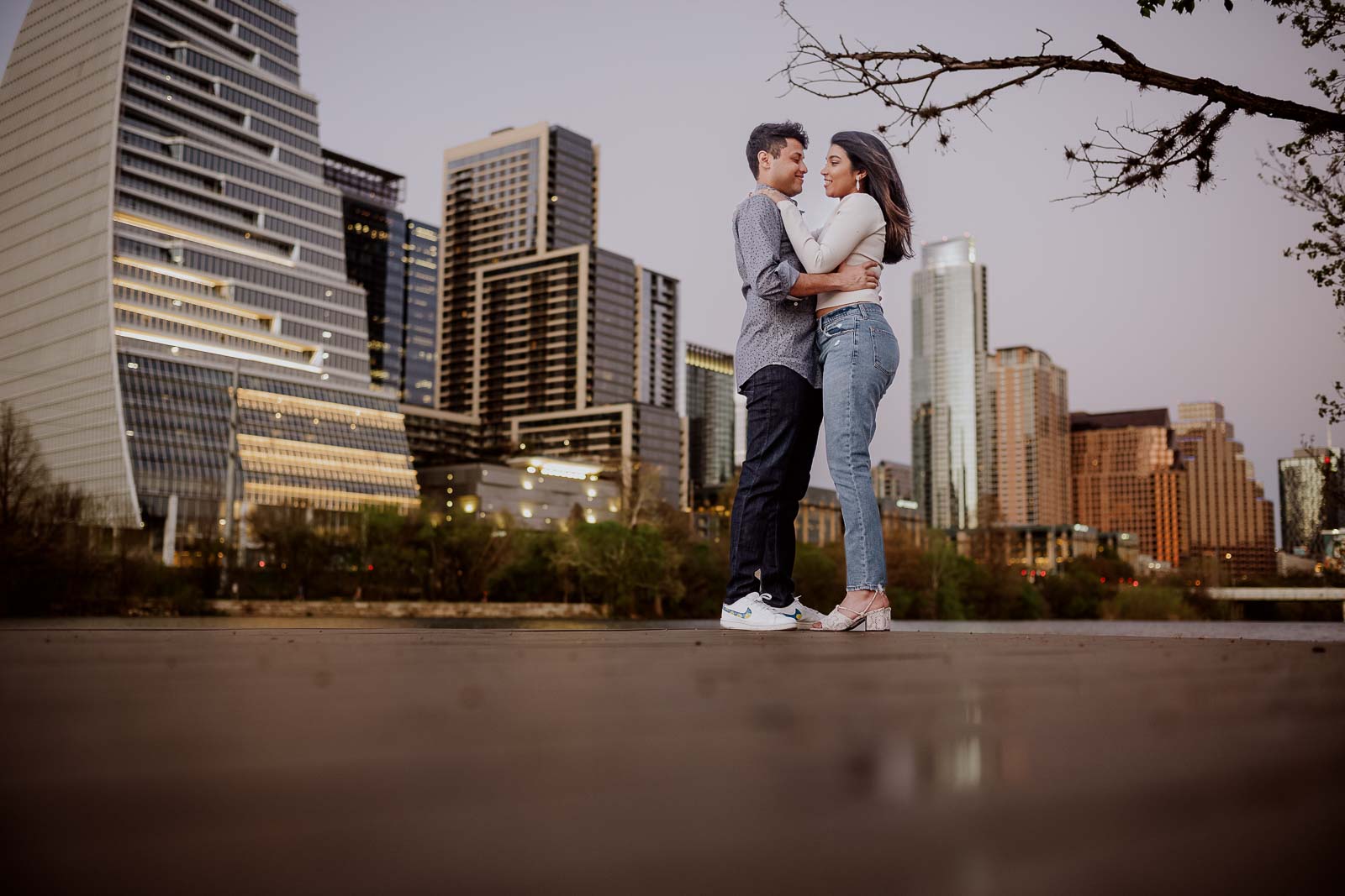 11 Austin Pizza Engagement Session Leica photographer Philip Thomas Photography