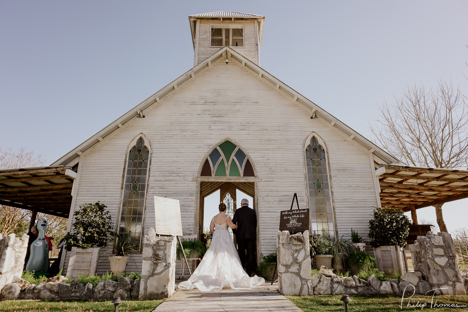 26 Gruene Estate Event Venue Wedding Ceremony Leica photographer Philip Thomas Photography