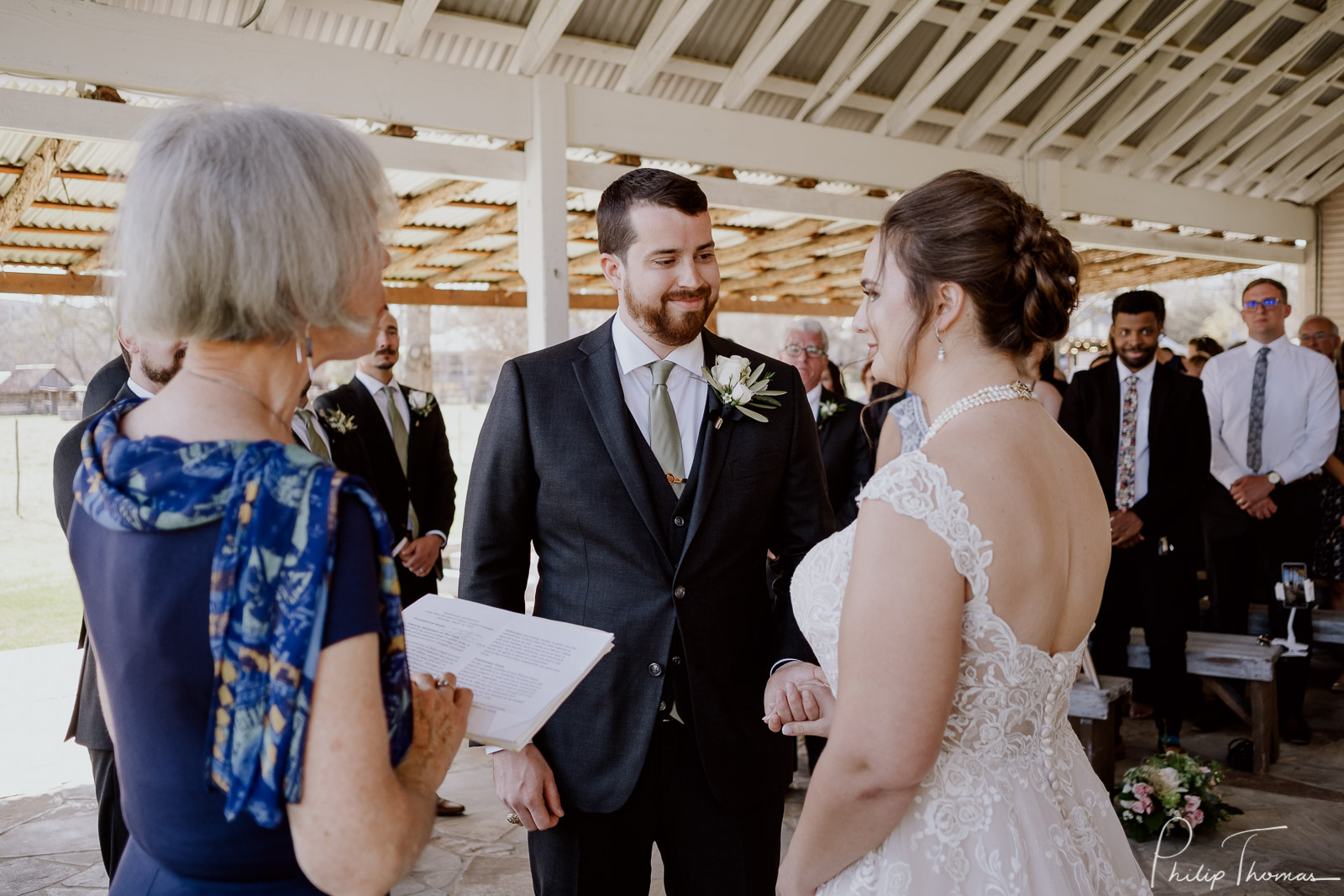 27 Gruene Estate Event Venue Wedding Ceremony Leica photographer Philip Thomas Photography