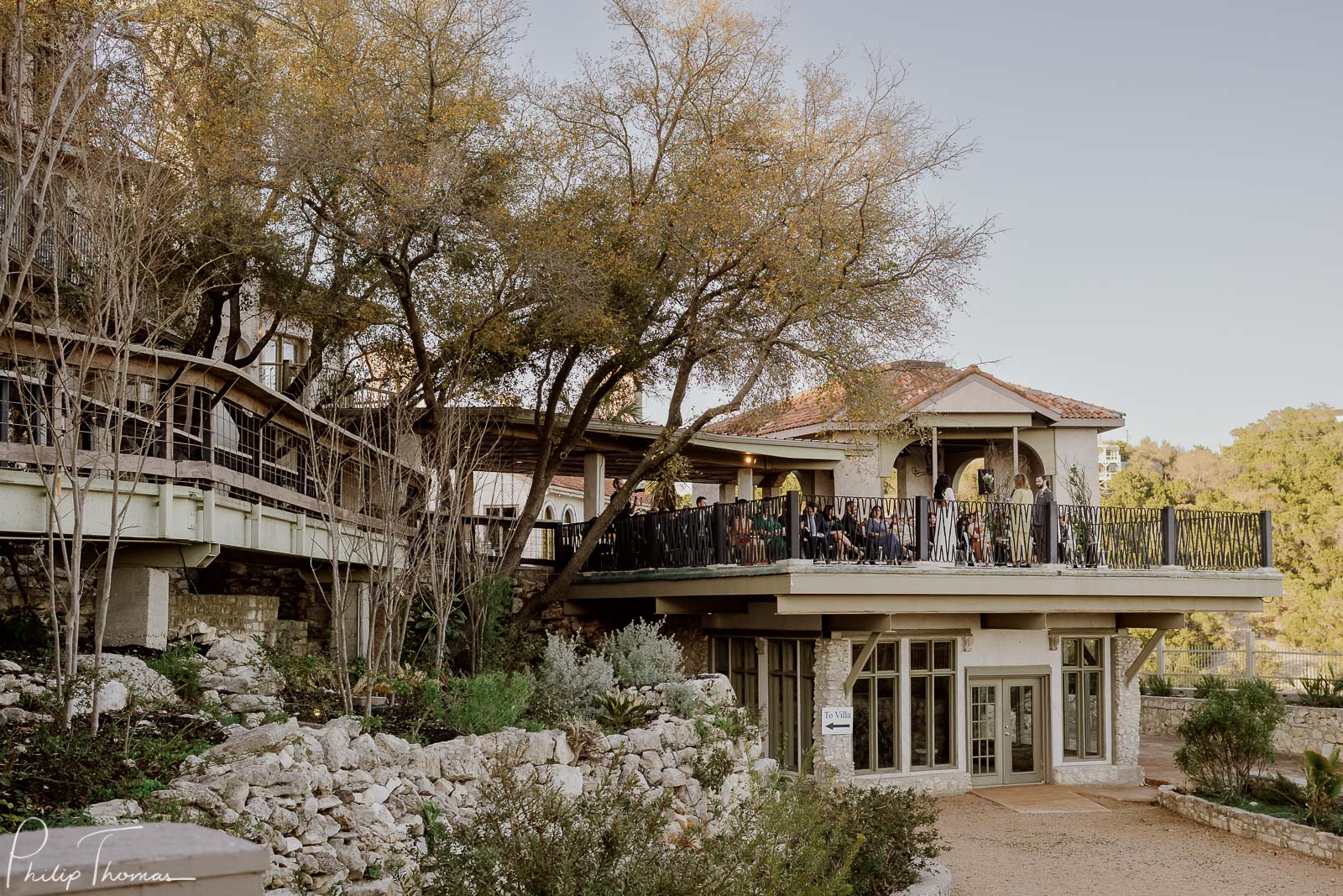 50 Villa Antonia fusion indian american wedding ceremony reception Philip Thomas Photography