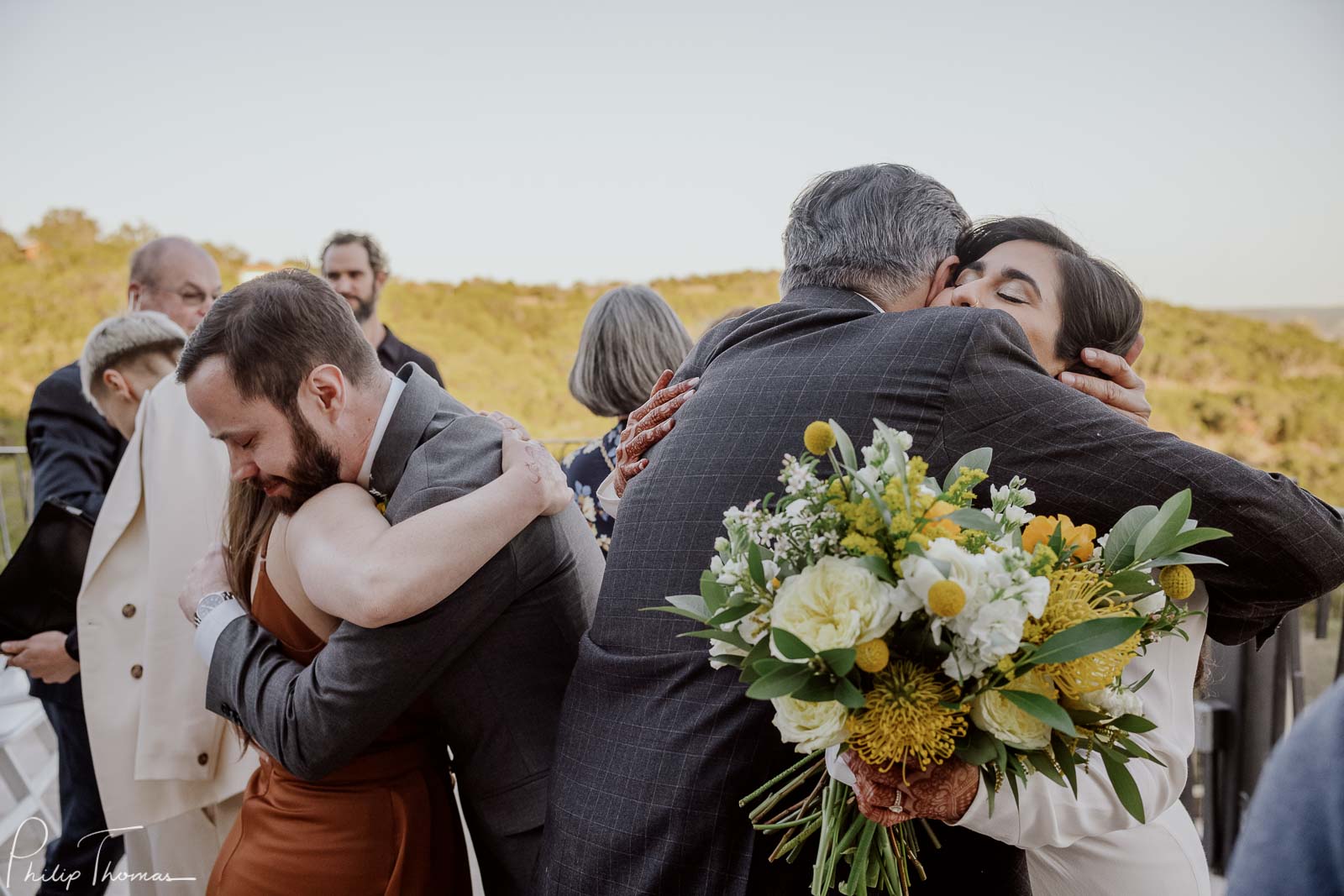 57 Villa Antonia fusion indian american wedding ceremony reception Philip Thomas Photography