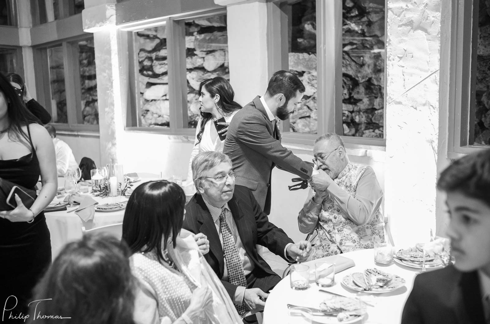 69 Villa Antonia fusion indian american wedding ceremony reception Philip Thomas Photography