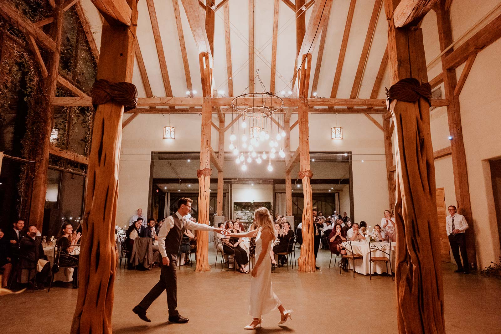 Anna and Caleb twist and turn at the Barr Mansion ballroom