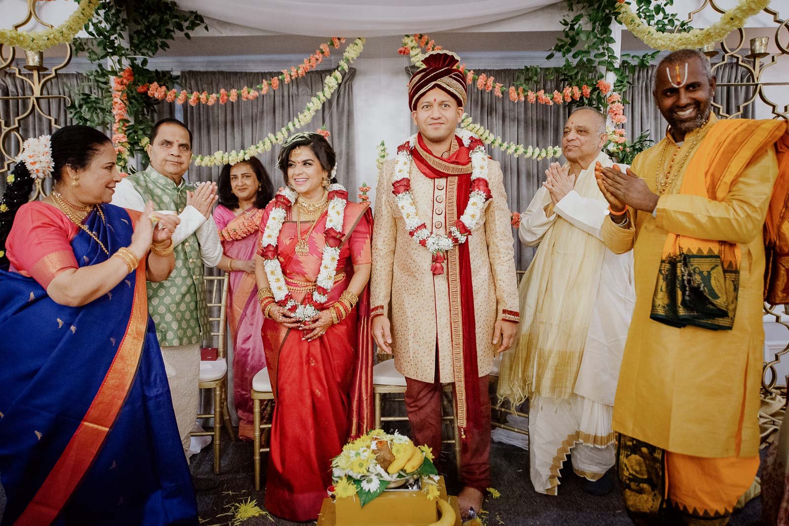 South Asian Wedding at Ballroom at Tanglewood-