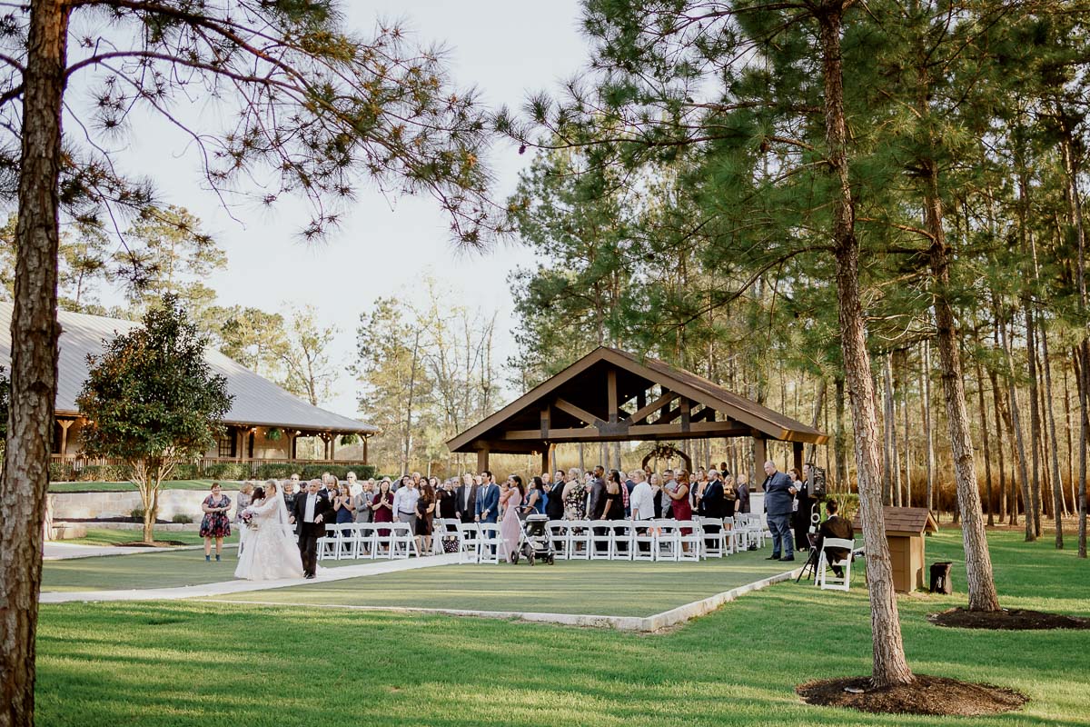The Springs Event Venue Montgomery Wedding in early Spring