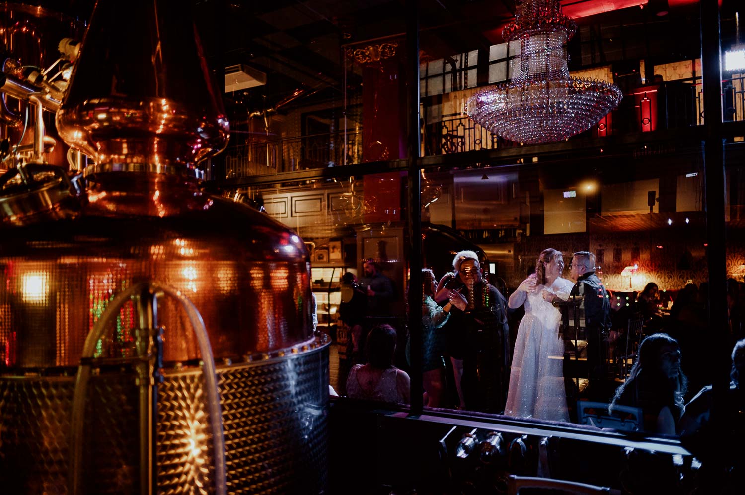 053 Wedding Reception Devils River Distillery, Documentary Wedding photographer Philip Thomas