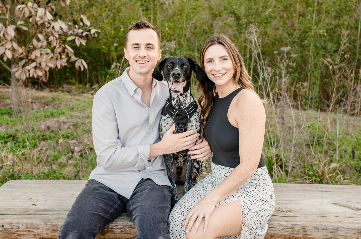 Memorial Park Engagement Session in Houston Texas - 
 L1001427