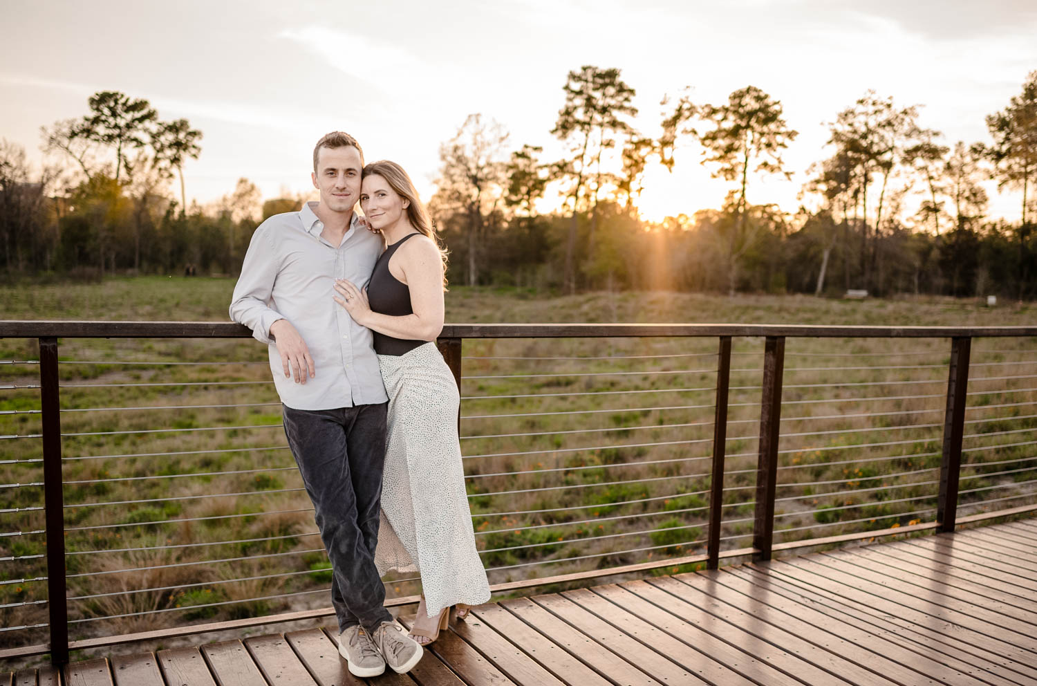 Memorial Park Engagement Session in Houston Texas - 
 L1001545