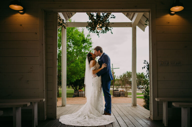 The Chapel at Gruene Wedding Ceremony + Reception Couple post at venue L1006285