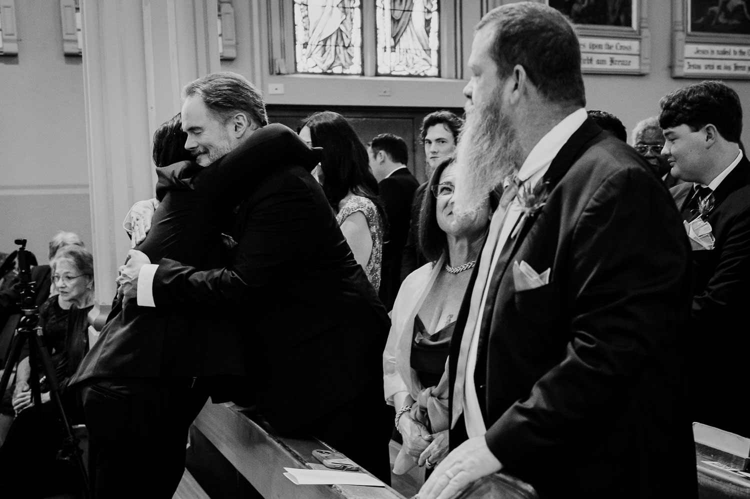 Wedding Ceremony St. Joseph's + The Westin Riverwalk, San Antonio 30 a group of people in a church