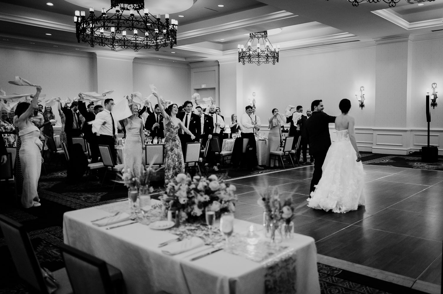 Wedding Ceremony St. Joseph's + The Westin Riverwalk, San Antonio 49 a group of welcoming the couple to their first dance