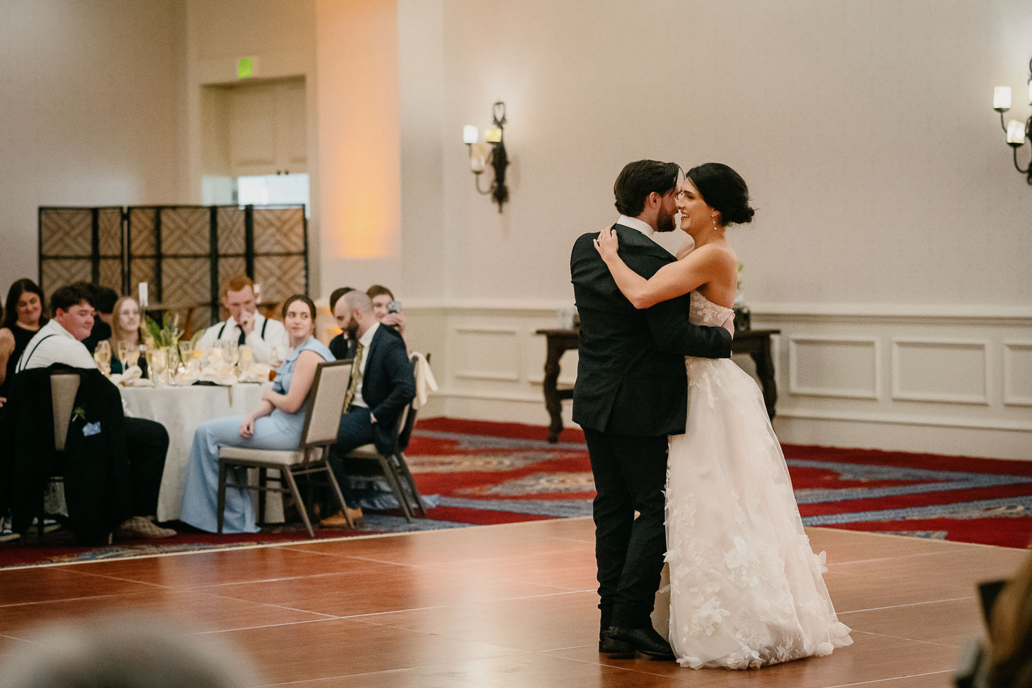 Wedding Ceremony St. Joseph's + The Westin Riverwalk, San Antonio 52 a man and woman dancing on a stage