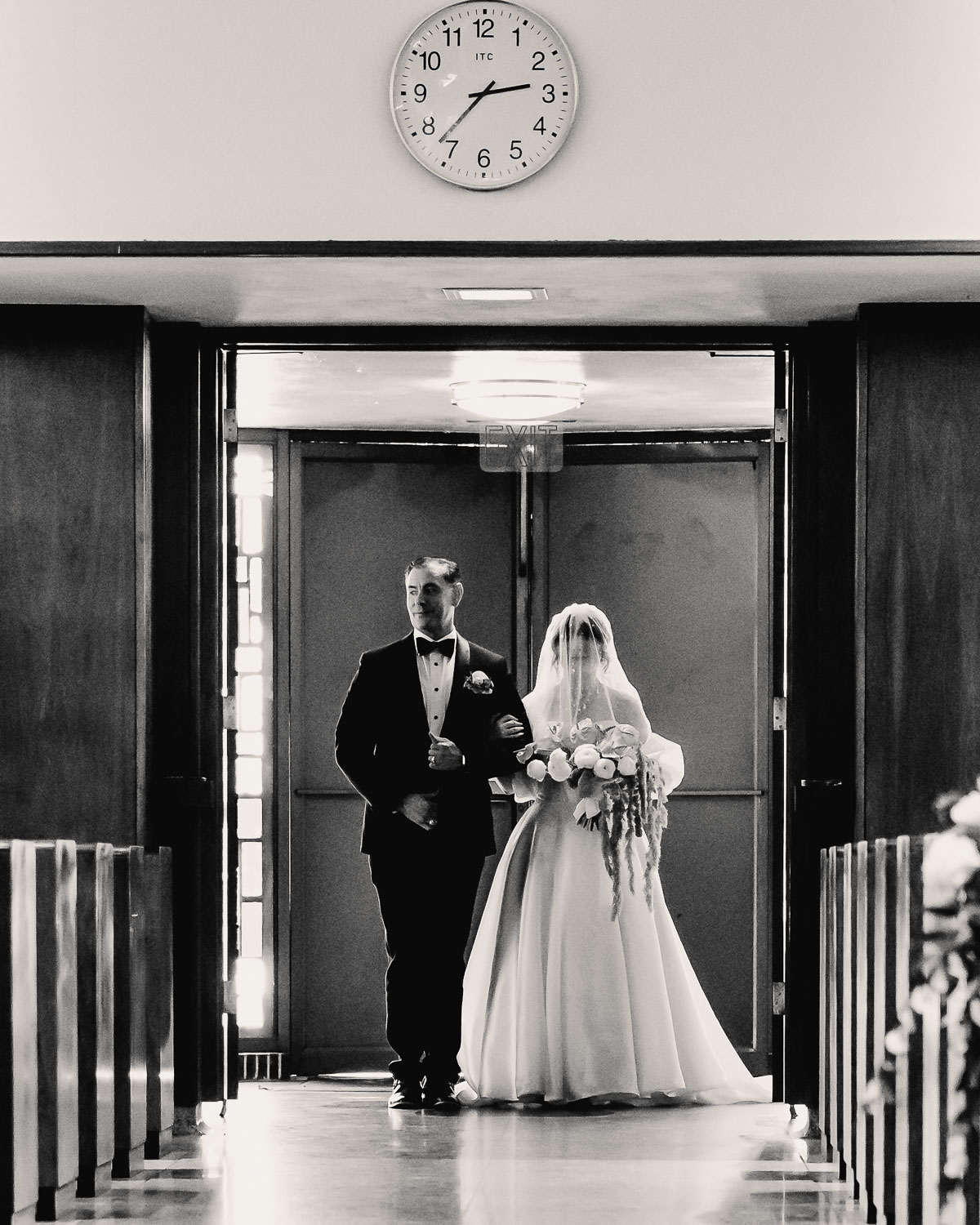 St. Patrick Catholic Church | Art Museum of South Texas Corpus Christi 18 a bride and groom walking down a hallway