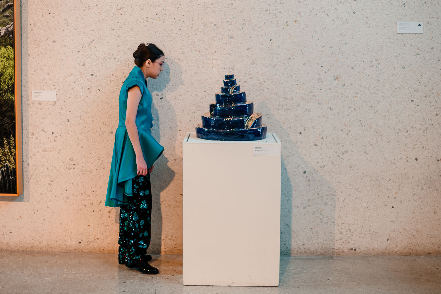 St. Patrick Catholic Church | Art Museum of South Texas Corpus Christi 32 a girl looking at a blue object