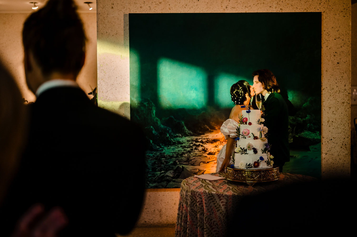 St. Patrick Catholic Church | Art Museum of South Texas Corpus Christi 44 a couple kissing on a cake