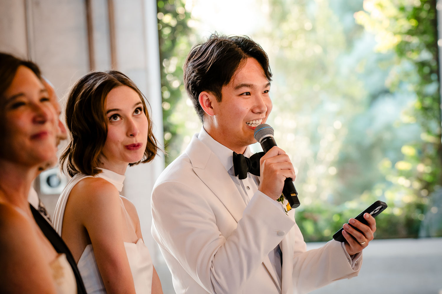Ice Plant Bldg Wedding | La Grange | Zoe+Patrick 49 Elegant wedding reception with guests seated.