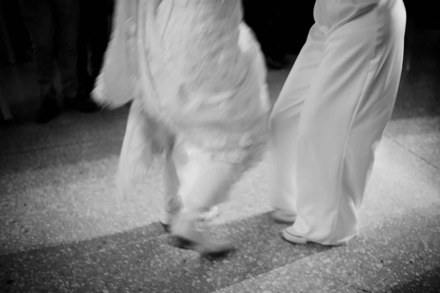 Botanical Gardens San Antonio Wedding Ceremony + Reception 64 Couple dancing in elegant attire.