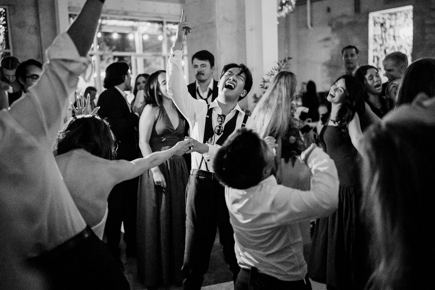 Ice Plant Bldg Wedding | La Grange | Zoe+Patrick 75 Celebration with dancing and joy.
