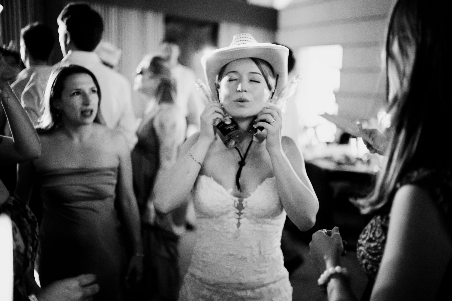 Botanical Gardens San Antonio Wedding Ceremony + Reception 70 Wedding reception with dancing guests.