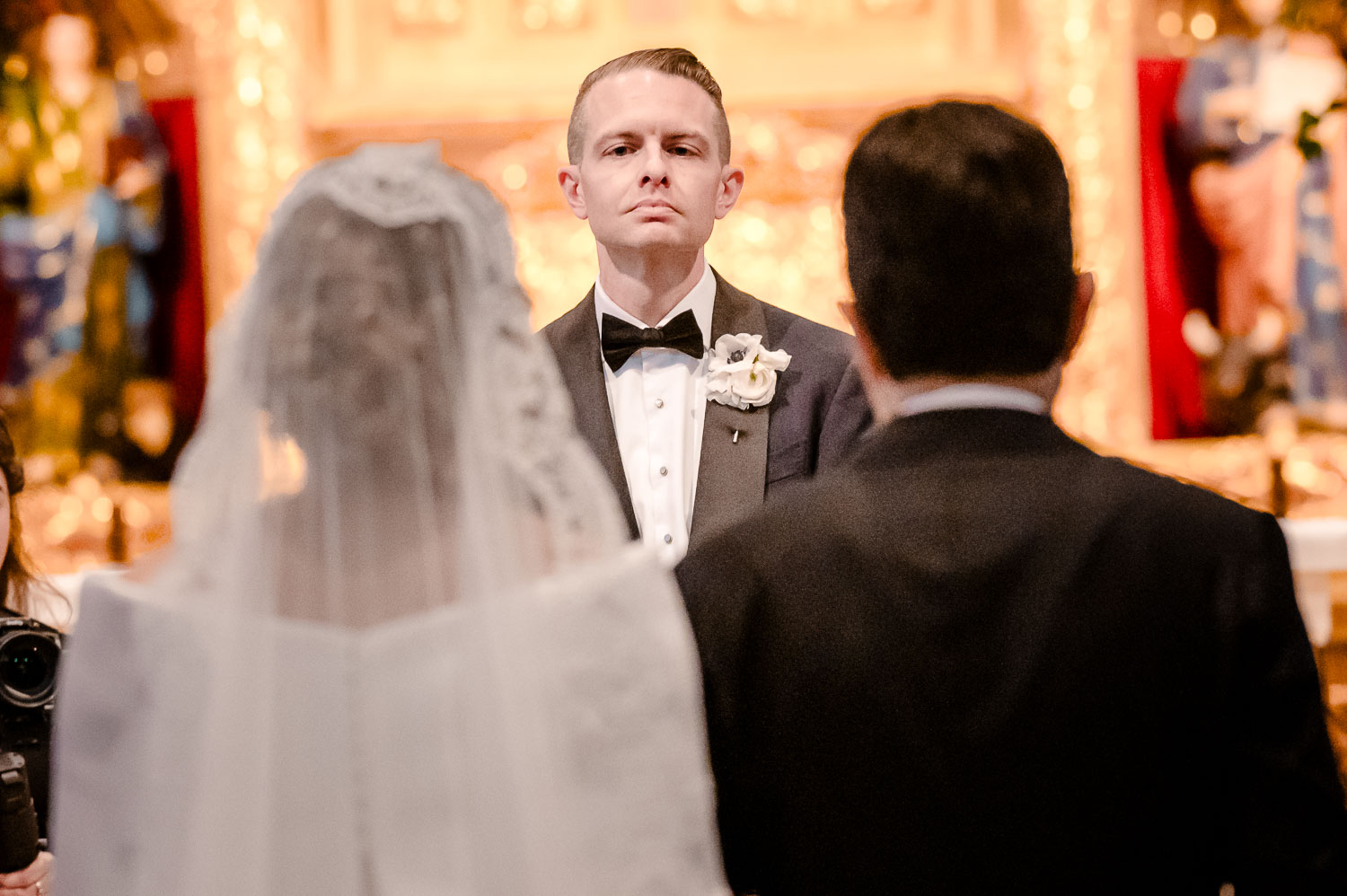 Wedding ceremony at San Fernando Cathedral