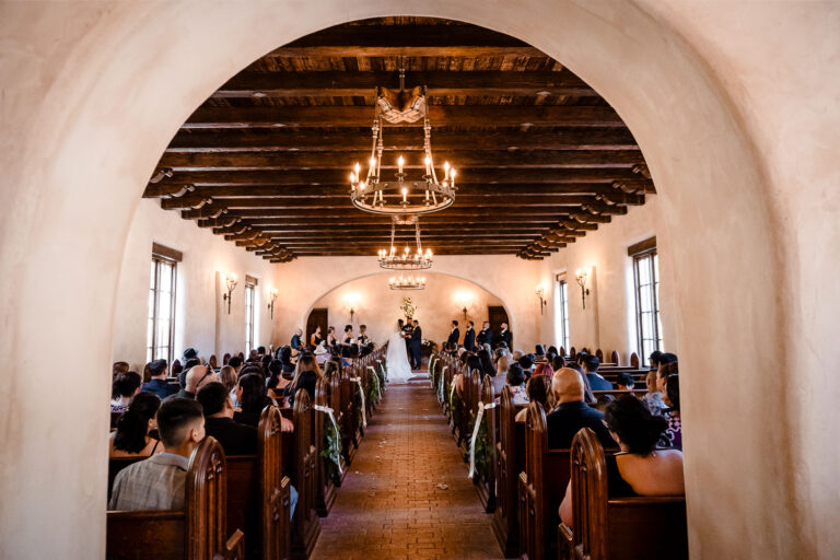 Couple seal their marriage with a kiss at Lost Mission
