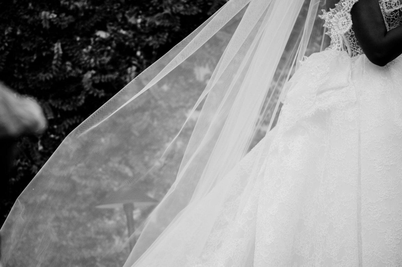 The Springs Weddings & Events | Candice + Larry 30 Wedding ceremony with guests celebrating outdoors.
