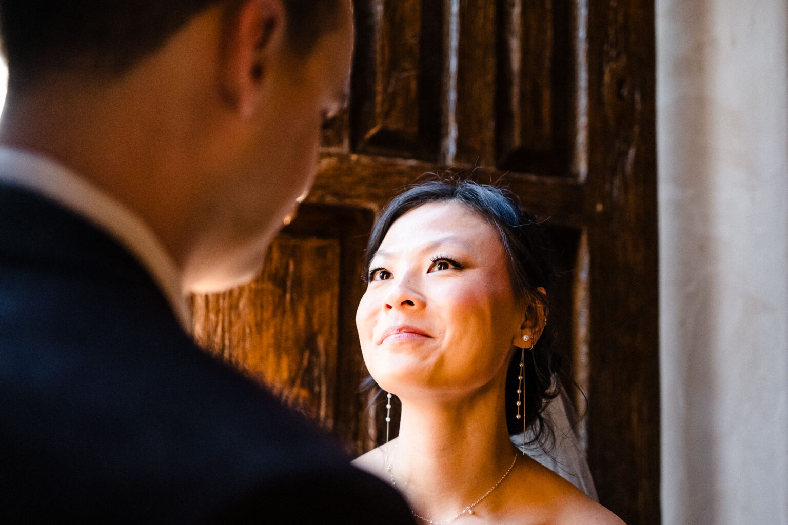 Intimate wedding ceremony moment captured.