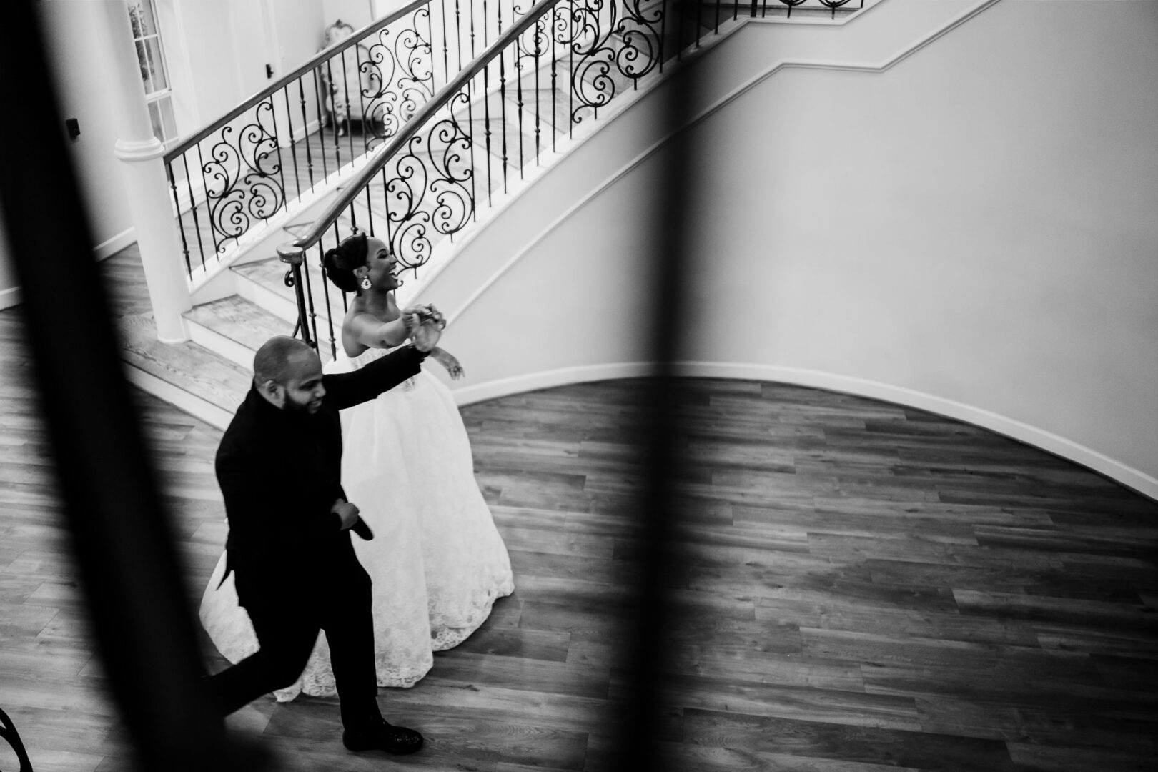 The Springs Weddings & Events | Candice + Larry 38 Bridesmaids holding flowers at wedding.