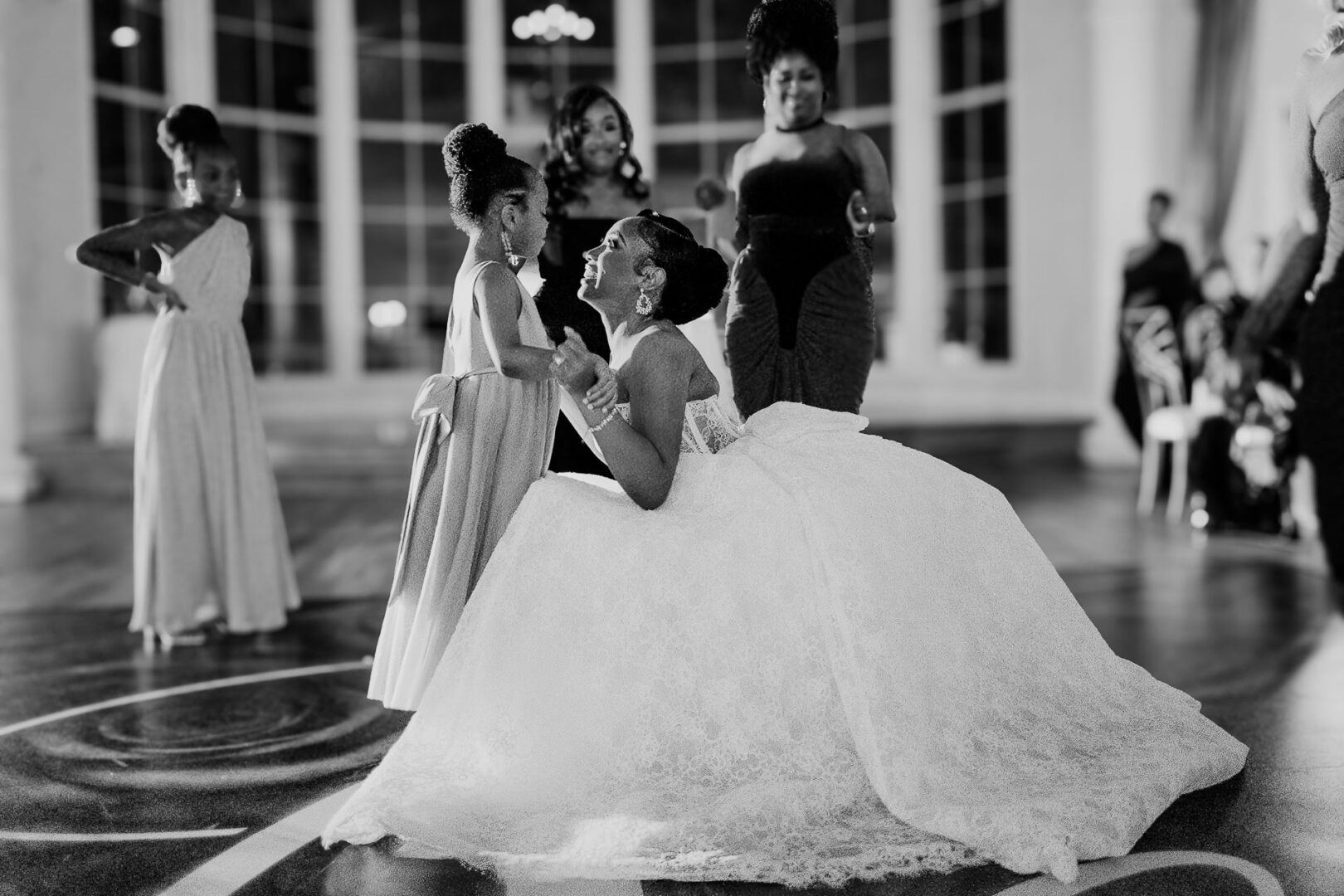 The Springs Weddings & Events | Candice + Larry 46 Couple holding hands at event.