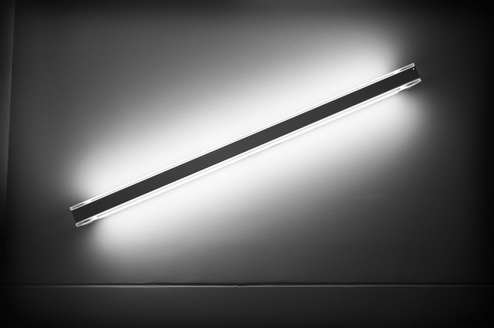 A light fixture at UCA in Farnham